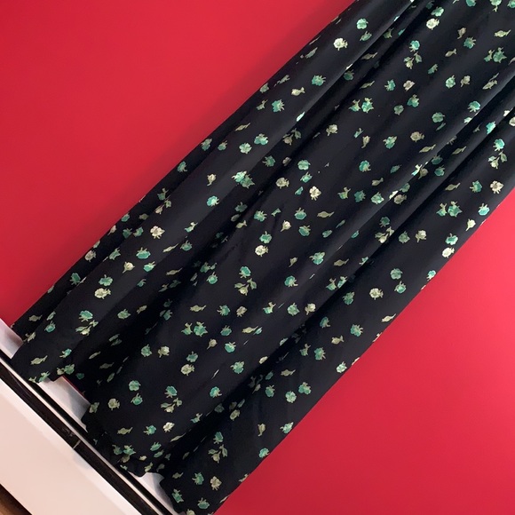 Vintage Boho Cottage Core Maxi Dress French - Picture 5 of 10